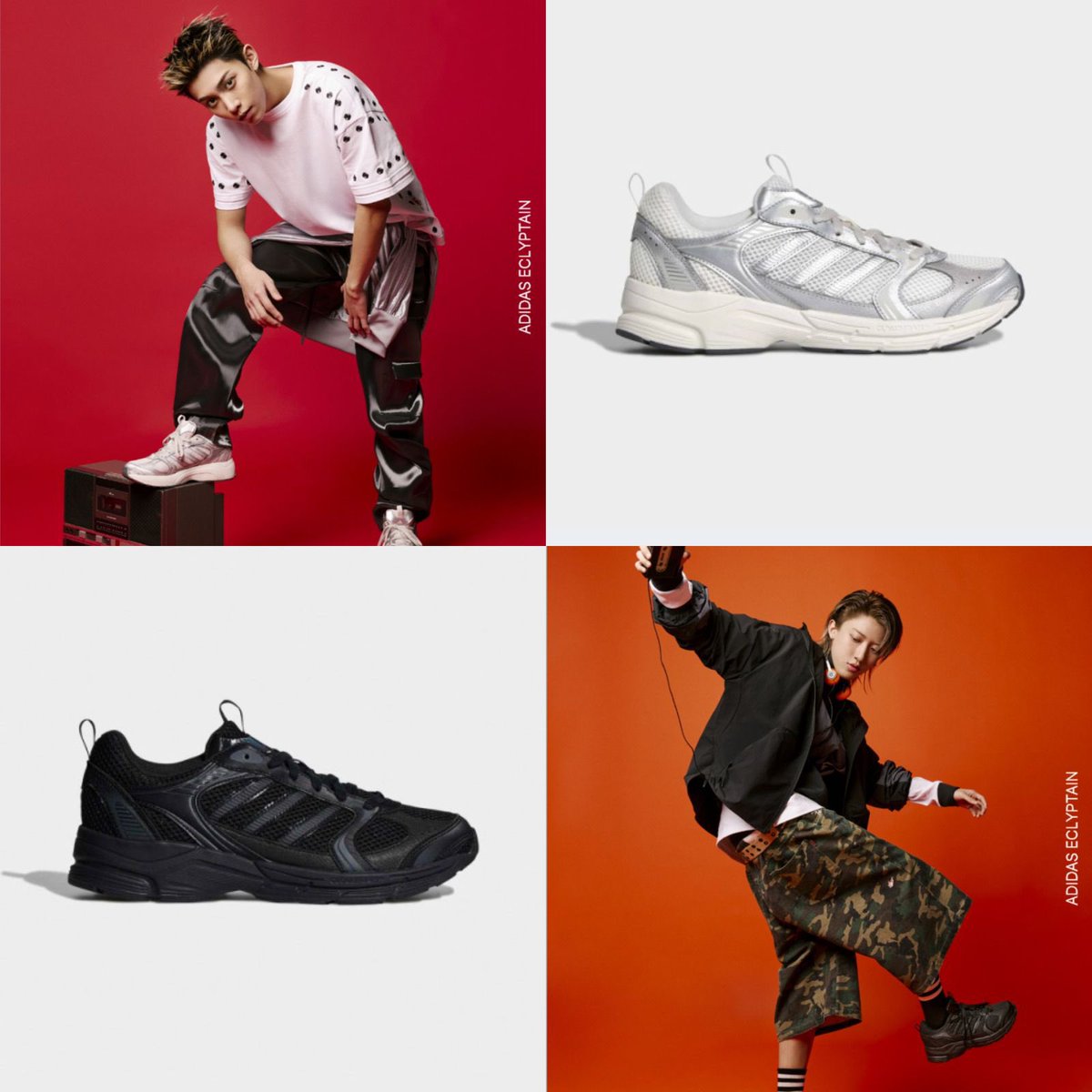 by__pudding's tweet photo. ADIDAS ECLYPTAIN x LNGSHOT
ready INA 13 Mei

📦1.330k with box
👟1.280k no box
— DP 1.000k each
📏size 220-290

COLOR OPTION:
🤍 White/Grey (OHYUL)
🖤 Black/Silver (LOUIS)
🩶 White/Silver (RYUL)
🖤 Black (WOOJIN)

DM to order~🩵

wts jastip handcarry korea abc mart https://t.co/MNozJhYm64