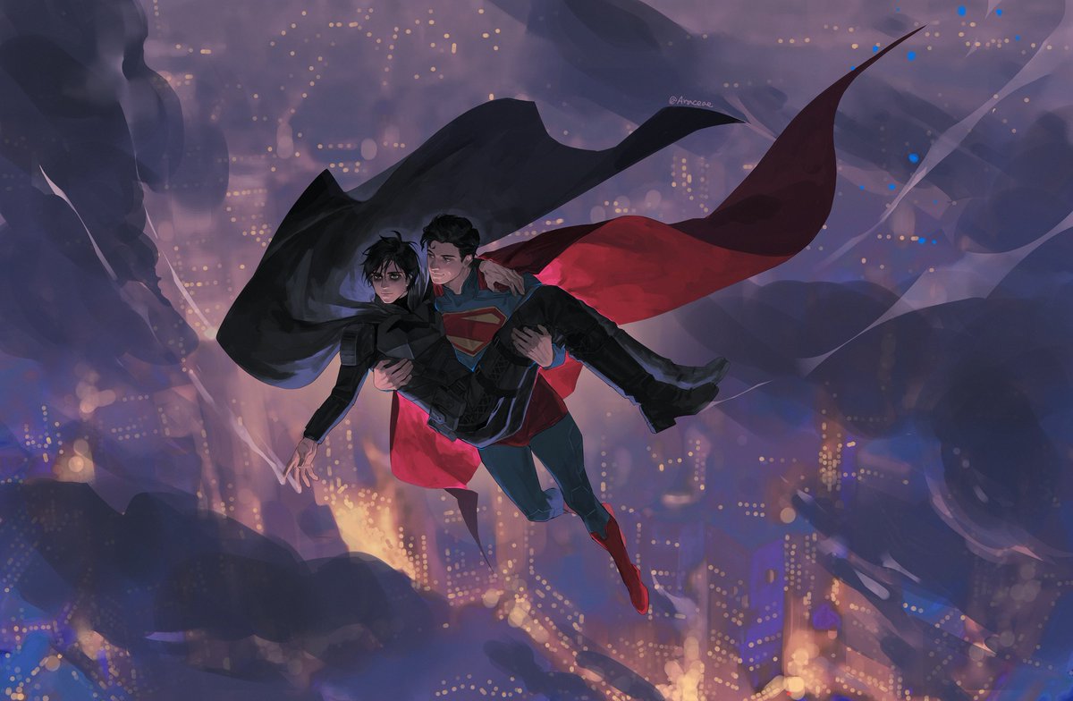 #superbat Clark asked Battinson out on a date when he just got back from patrol