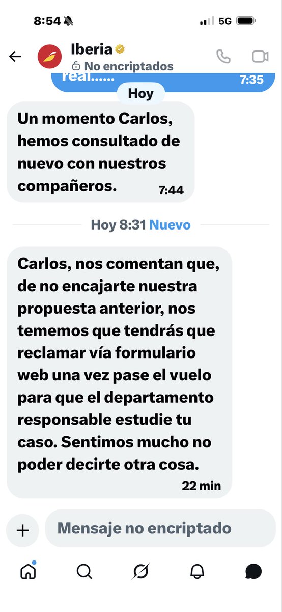 Carlos_Ramirz1's tweet photo. Y así trabaja y funciona @Iberia una compañía que no asume equivocaciones y encima te intenta engañar cobrándole una clase premium y cambiándola por una económica…… a alguien más le suena a robo? #engaño #estafa #nomeroben https://t.co/KmNGeV37kb