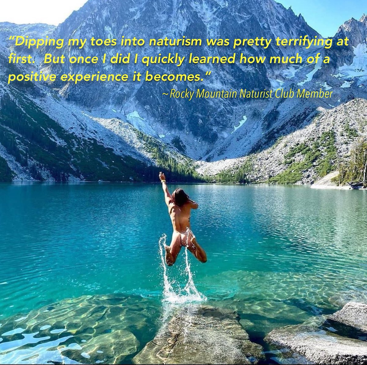RMNaturist's tweet photo. Nudity isn’t necessarily about taking your clothes off; it’s about wearing your confidence.
#BeConfident #NaturismSoothesYourSoul #BodyFreedom #NudityIsNatural #BeFreeInNature #AsOurCreatorIntended https://t.co/MPA7YGjbMO