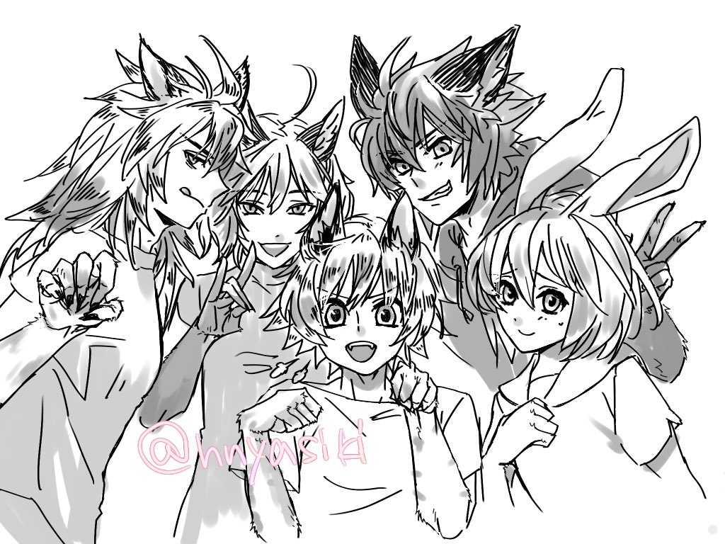 この5人が大好きだよ〜〜☺️
#チェンクロアート