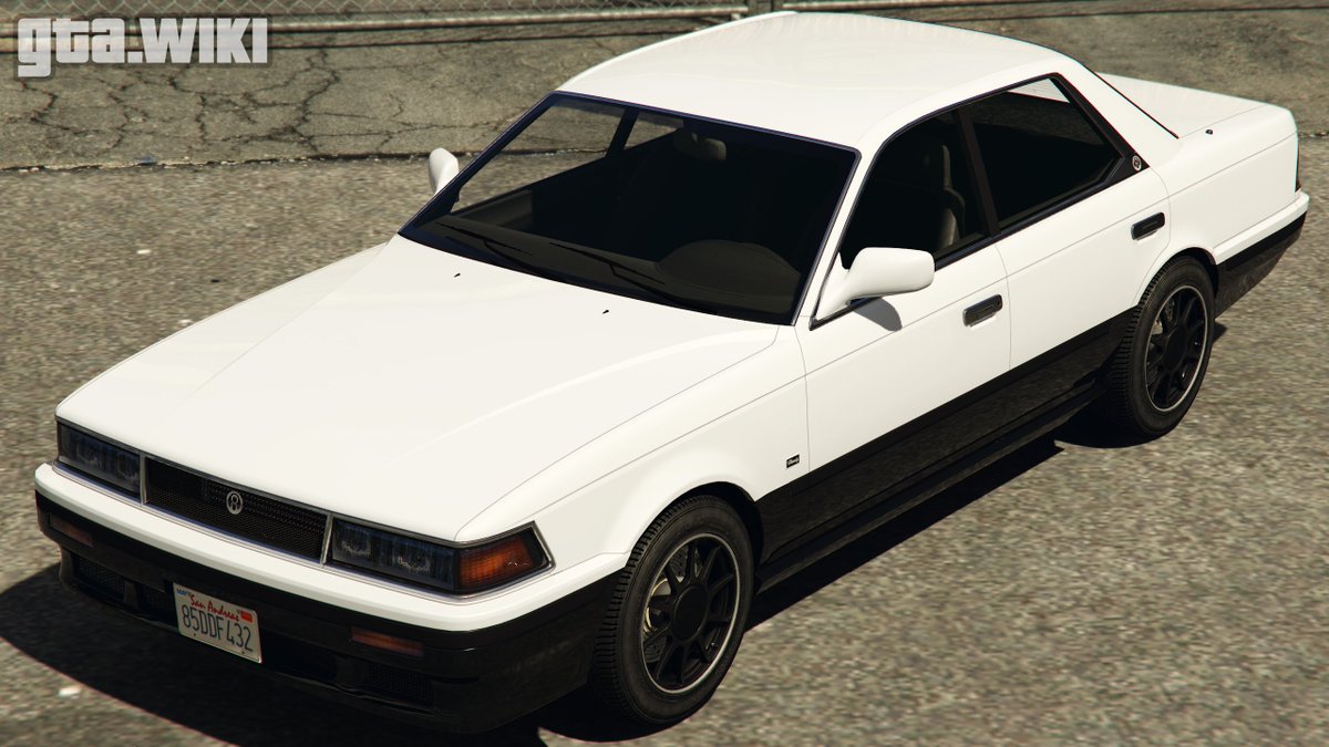 GTAWikiOfficial's tweet photo. The Annis Hardy is a JDM sedan primarily inspired by the Nissan Laurel C33, with its name likely being a clever play on the 20th-century comedy duo "Laurel and Hardy".

Read more about the Hardy here: https://t.co/J3HXneyfme https://t.co/03tLns7TiV