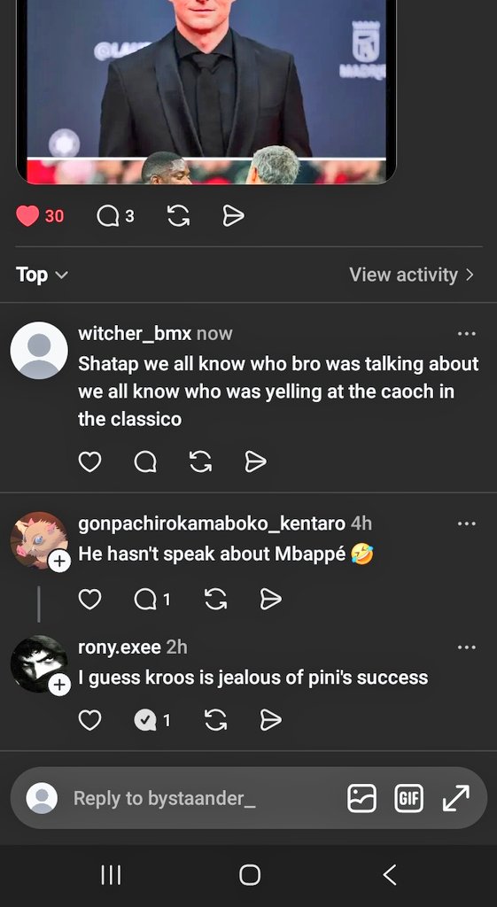 Bmx1668501's tweet photo. @YassineFutbol One said kroose is jealous of vini 😂like jealous of what 😂😂😂 https://t.co/4hjBm2e0WU