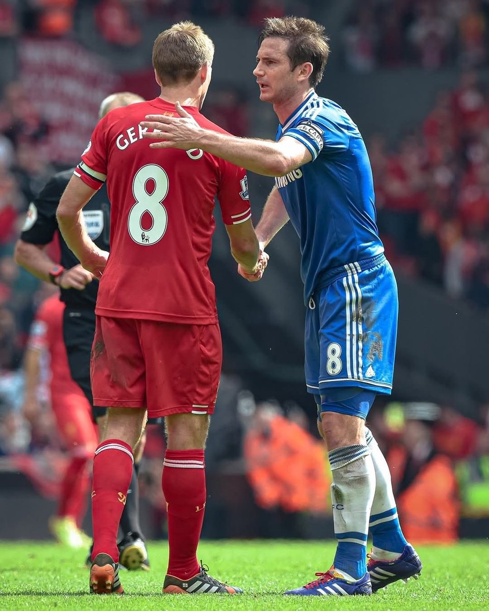 FootyTimeless's tweet photo. 🔴 Gerrard 🫱🏻‍🫲🏼 Lampard 🔵 https://t.co/jA1EPIdotA