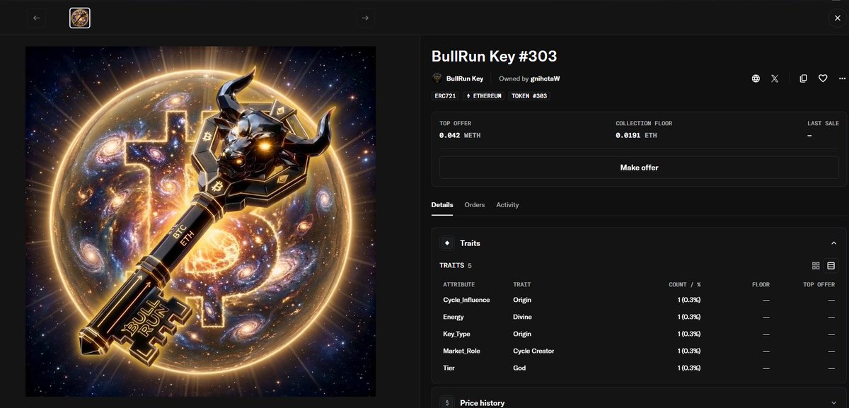 crypto_avokado's tweet photo. 🚨 The hunt for the God Key has officially begun! 🚨

A real project. Real utility. Real rewards for active participants. 🔑

BullRunKey is more than just an NFT collection. It’s an ecosystem of unique Keys with different rarity levels and exclusive benefits for holders.

⚡ Key Types:
🔹 Common Keys
🔹 Rare Keys
🔹 Epic Keys
🔹 Legendary Keys
👑 And the ultimate - GOD KEY

Each Key unlocks opportunities, rewards, and access within the BullRunKey ecosystem. The rarer the Key - the bigger the potential advantages.
Join the hunt now and become part of the Bull Run movement.

🌐 Website: https://t.co/8zozoAdEsb
🖼 NFT Collection: https://t.co/CcrYynjo2a

#NFT #Web3 #BullRunKey #NFTCommunity #Crypto #OpenSea