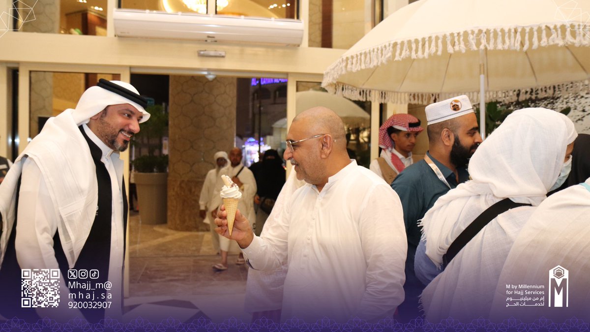 Mhajj_m's tweet photo. لأن أجمل الأثر… هو أثر السعادة  
صنع #فريق_السعادة أوقاتًا مليئة بالفرح والبهجة للحجاج من خلال “يوم السعادة”، بأنشطة وأجواء ترفيهية أضافت لحظات جميلة تبقى في الذاكرة. 

#إم_حج
#حياكم_الله
#حج_1447هـ 
#نصنع_الأثر https://t.co/DdTfdGFX79