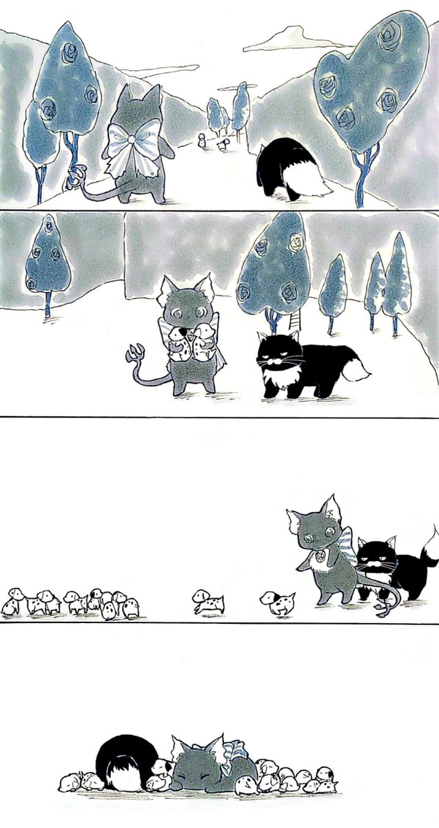 🐶🐶　🐱🐱💨💨☺️✨