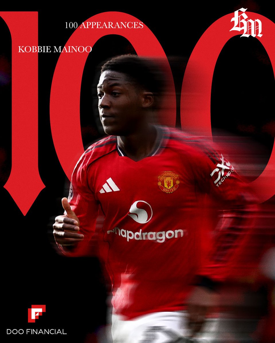 Kobbie Ma1n00: a landmark United appearance.

Marking milestones with <a href="/DooFinancial/">Doo Financial</a> 🤝

#UnitedForαBetterFuture