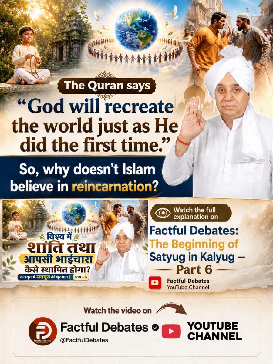 #कलयुगमेंसतयुगकीशुरुआत_भाग6

 Visit Factful Debates YT