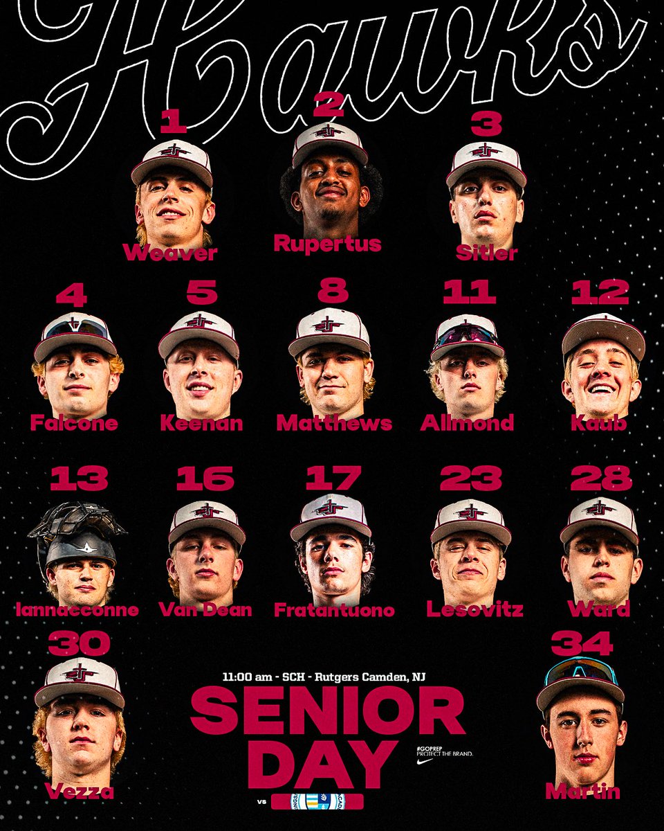 SJPrepBaseball's tweet photo. SENIOR DAY at 11am! FDR PARK! (Location has been changed as of today!) https://t.co/NRZC2aTTA2