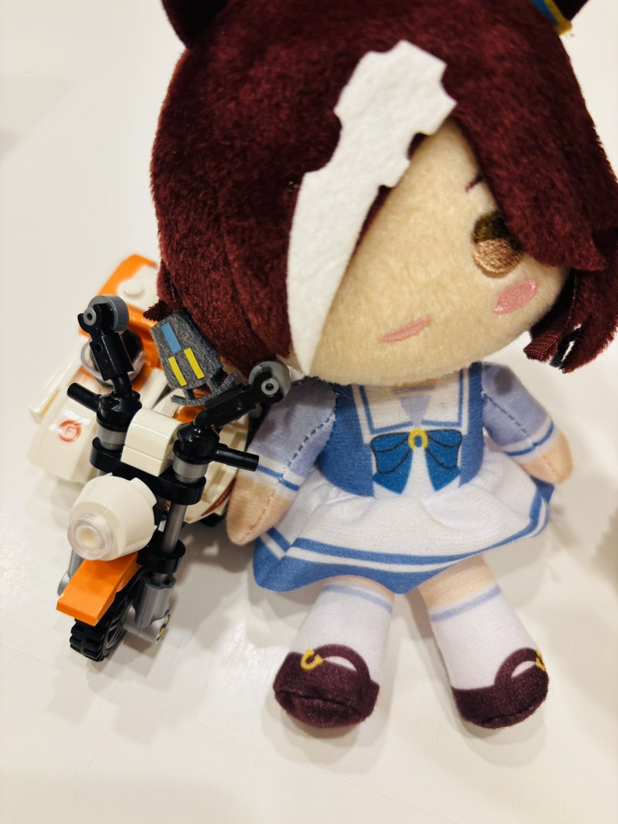 ウオッカちゃん ウオッカちゃんブロックのバイクだよ