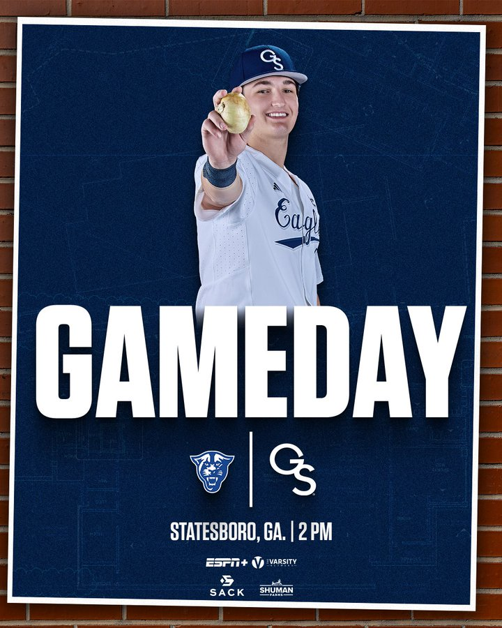 GSSportsNetwork's tweet photo. Celebrating Senior Day & @realsweetonion Day @ J.I. wrapping up the #SouthernVsState series - 1:30 airtime @CutwaterSpirits On Deck Circle
LISTEN
📻 https://t.co/Qfl8zVP65W
📲 https://t.co/E5yD9kRuIR
💻 https://t.co/eAL2a0LOaY
#GATA @Learfield @LEARFIELDAudio
@TheSackCompany https://t.co/WPAUdu8MrJ