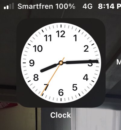 aplikasi di ios aja animasi jam analognya jalan loh, ini malah mau diilangin bukan di ajarin