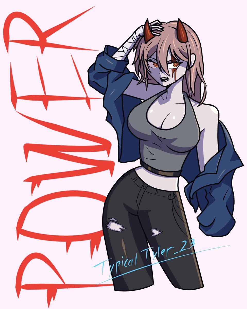TypicalTy23's tweet photo. Power from CHAINSAWMAN, figured I’d try posting my Art on here and see what happens. #chainsawman #art 

https://t.co/RwdAXgPEu2  my instagram if anyone does find this 👀 I’d like to be more active there https://t.co/Q3o036BYY5