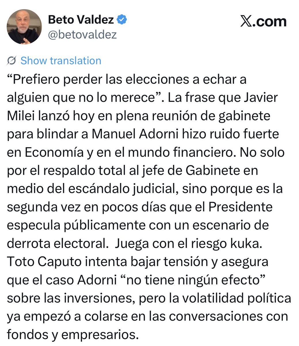 Carlos Maslatón tweet media