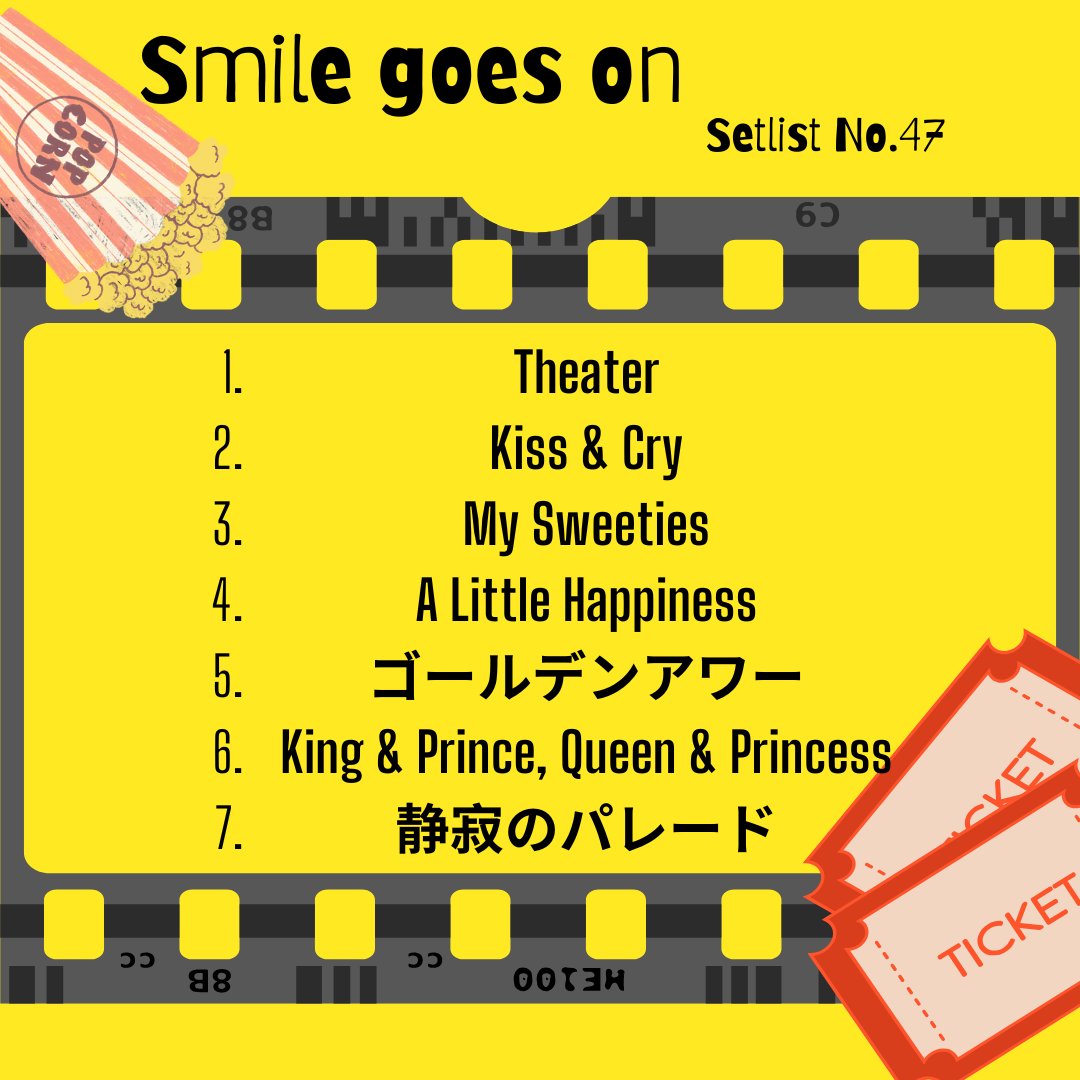 Smilegoeson's tweet photo. 今宵も遅くまでお付き合い頂き
ありがとうございました。
本日のセットリストです 🎵

次回は5/16（土）25:00〜
よい週末をお過ごしください 🍀

#KingandPrince
#Smilegoeson
#ラジオ川越 https://t.co/gMkclBIozI