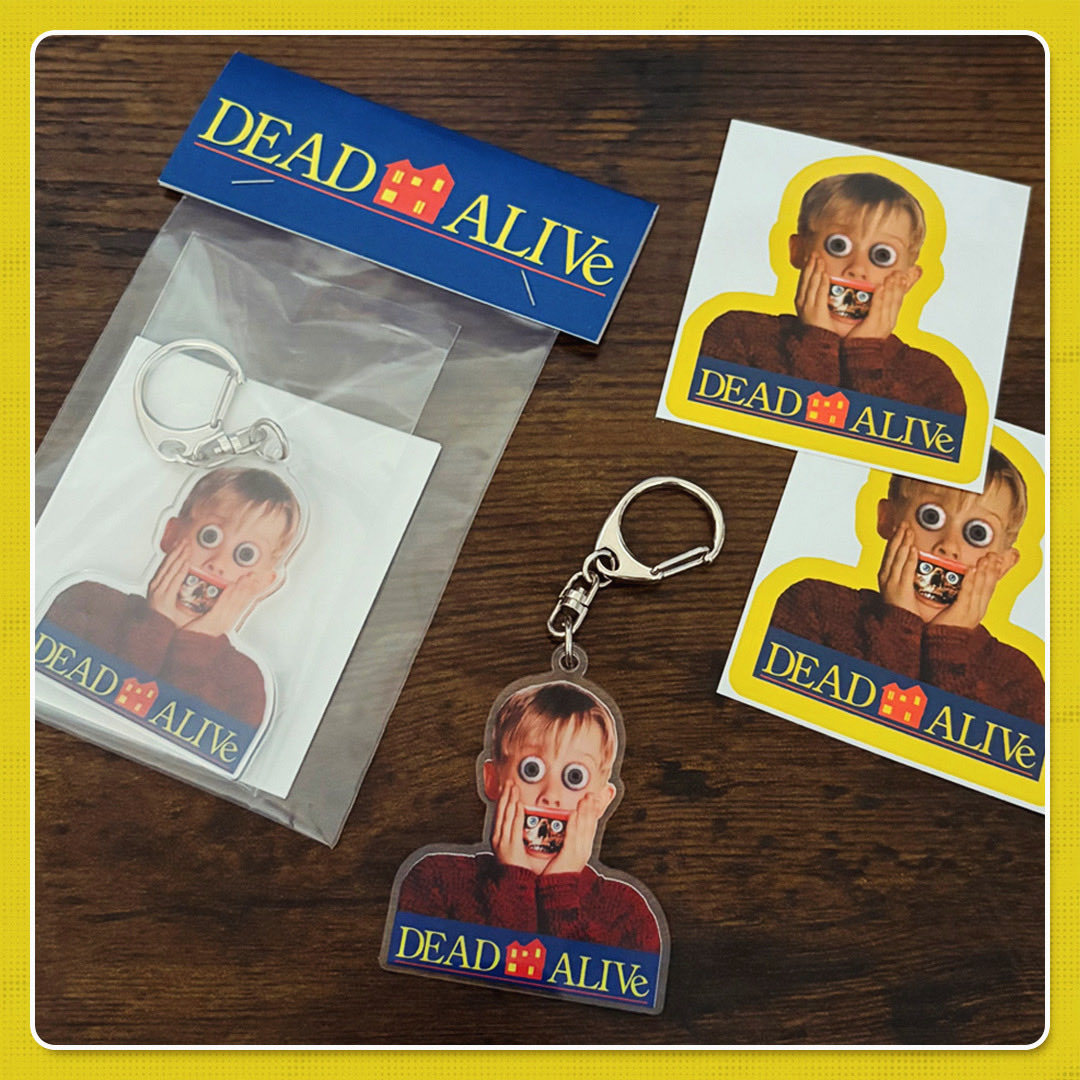 NelshirtZombie's tweet photo. アクリルキーホルダーの予約販売を開始しました☠️ 5/17 (日)で予約を締め切るので、確実に欲しい方はお見逃しなく！⚠️ アクリルキーホルダー1個とステッカー2枚のセットになります✨
https://t.co/FfUBdGbYXH https://t.co/UoqnVVJFeF