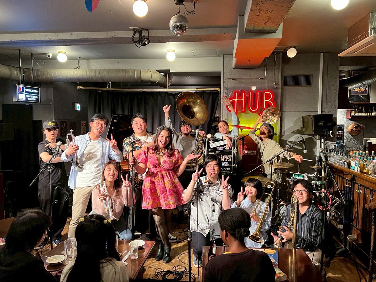 GunBrass's tweet photo. 2026/04/29 HUB浅草店
ご来場ありがとうございました！
次回は5/24 立川いったい音楽まつり
次回HUBは9/6です！
どちらもお待ちしております🥁 https://t.co/a8lSp4VOCu