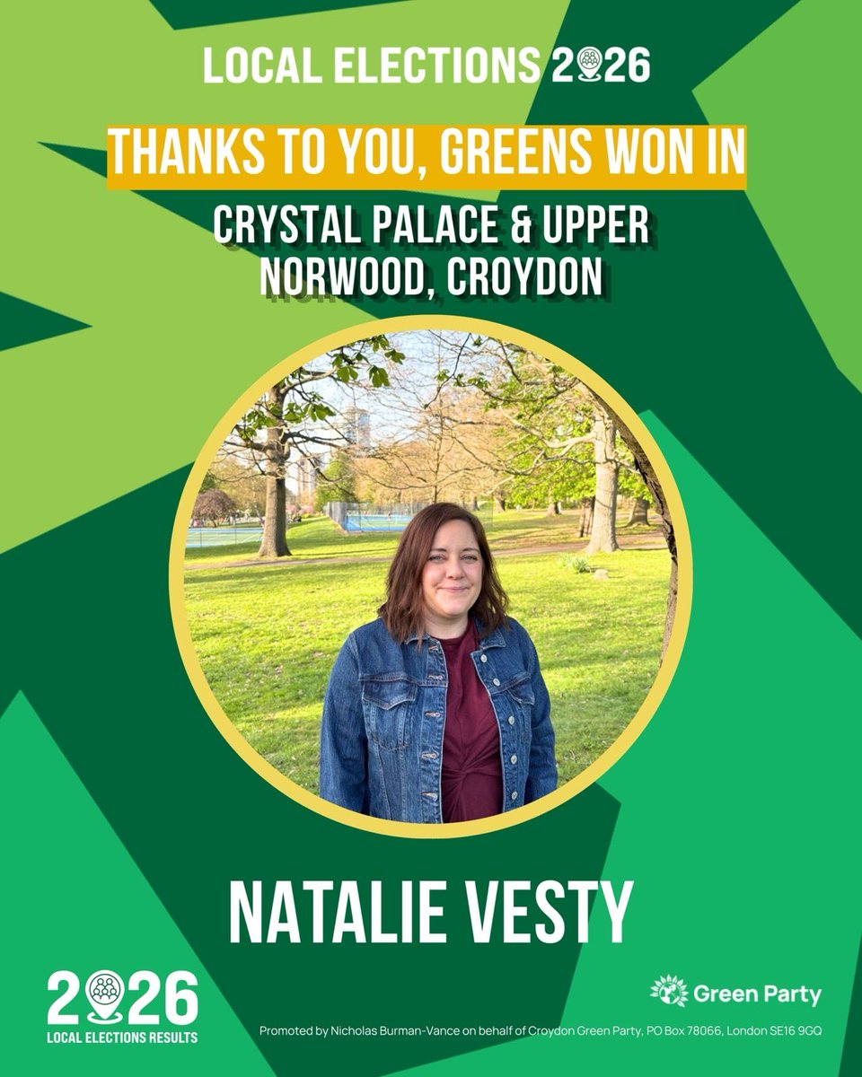 Croydon Green Party tweet media