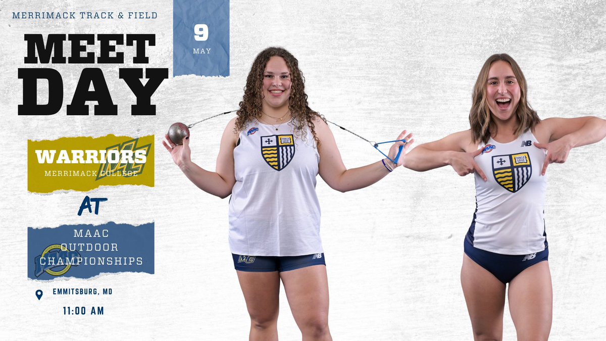 MerrimackTFXC's tweet photo. Championship Day 1!

📍Emmitsburg, MD
⏰11:00 AM
📺https://t.co/ZXG8exeVuA (ESPN+)
📊https://t.co/MOgOeRMQDS

#GoMack https://t.co/jEPDb1PKVO