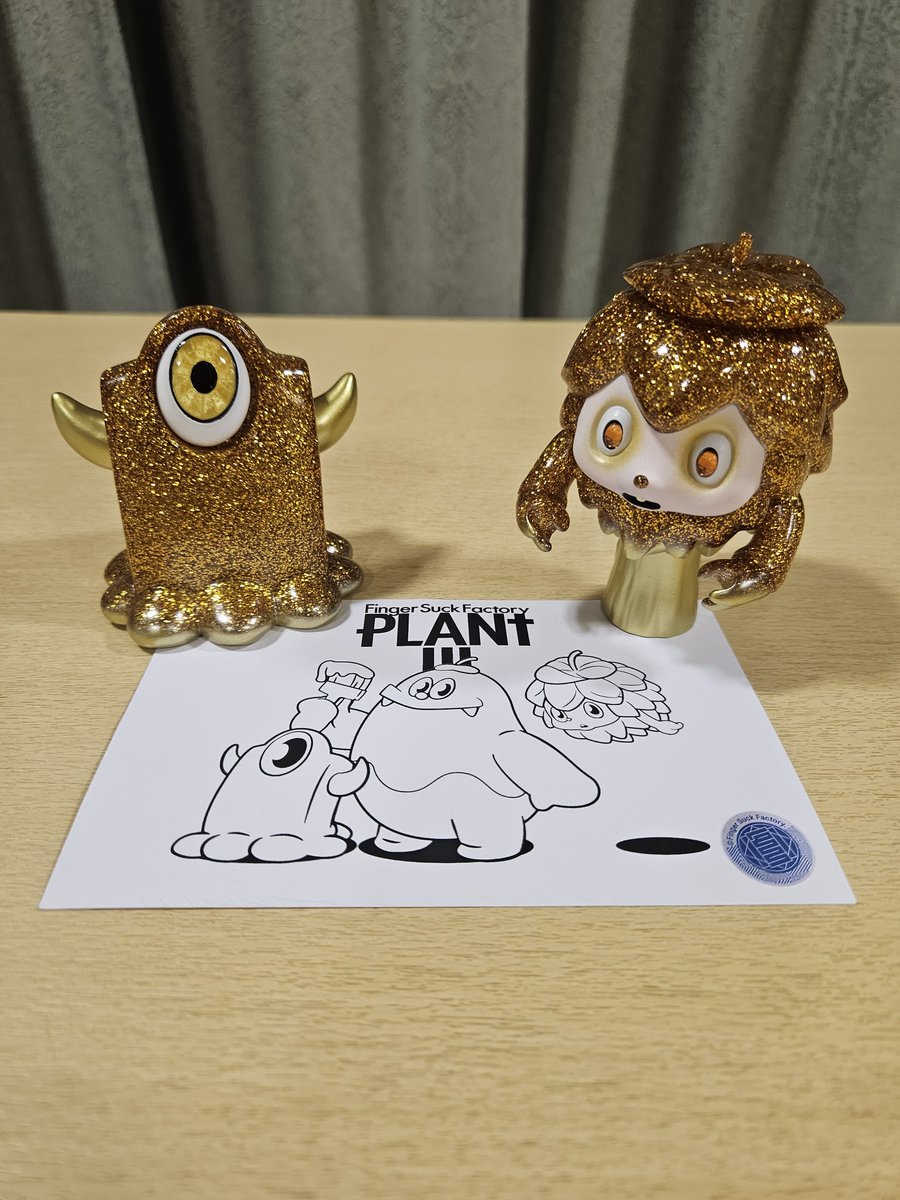 MORAMORAくん マスコット YUBISUIさんのFingerSuckFactory PLANT Ⅲでお迎えしたMOLくんと