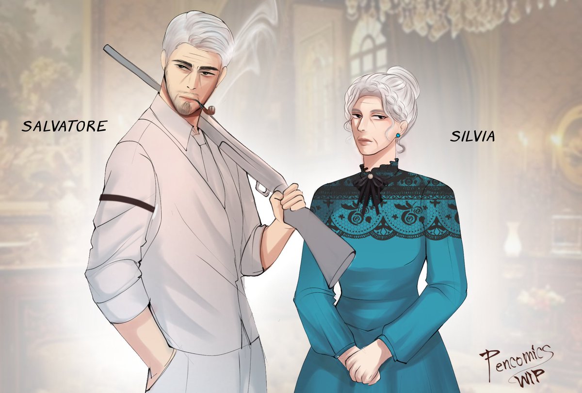 pencomics1's tweet photo. Salvatore and Silvia
(Fan made | Unfinished Illustration)

Jonaxx characters
Made of Scars 

#MadeOfScars #Jonaxx #Pencomics https://t.co/9ZneqKfqVr