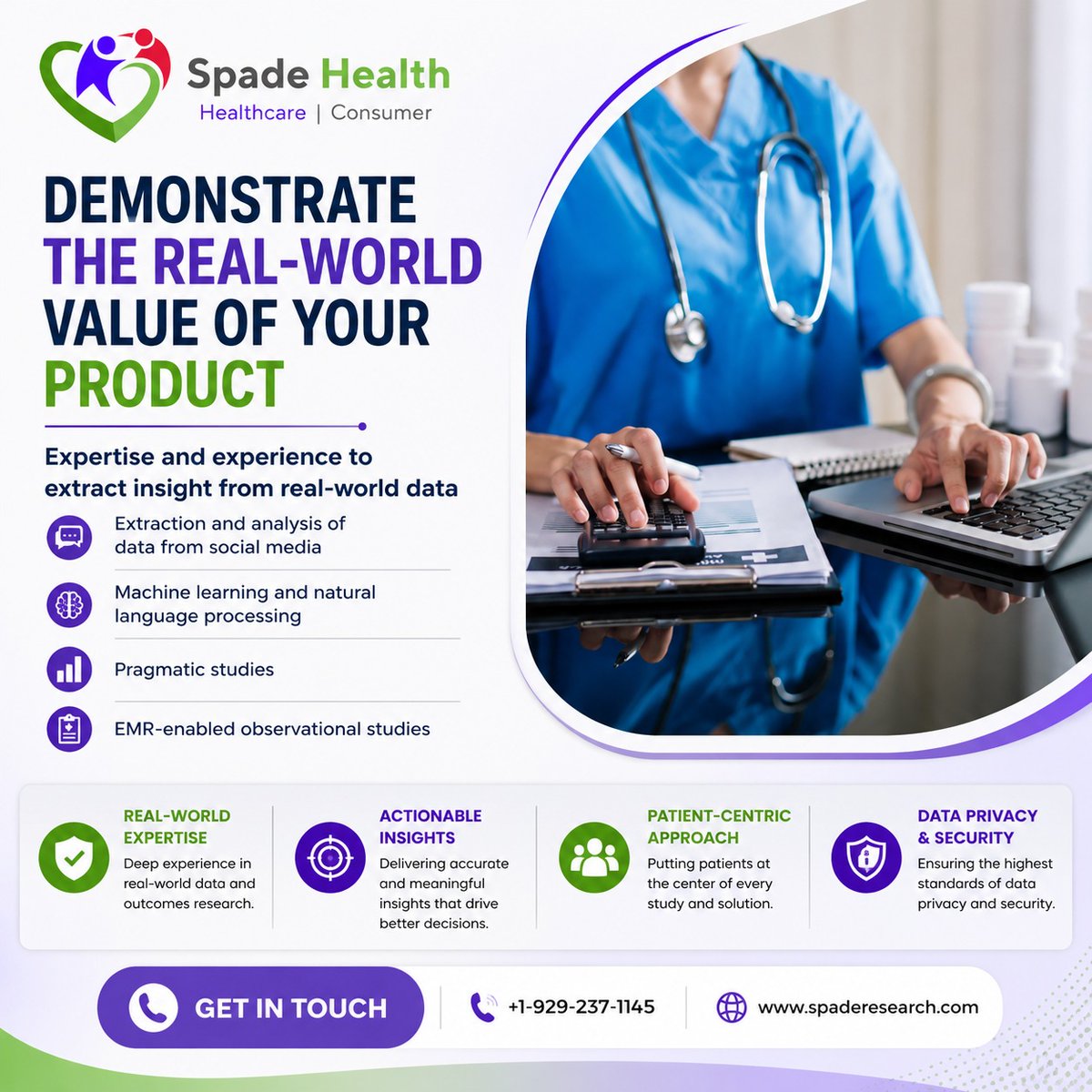 SpadeResearch's tweet photo. 𝐑𝐞𝐚𝐥-𝐰𝐨𝐫𝐥𝐝 𝐄𝐯𝐢𝐝𝐞𝐧𝐜𝐞: To offer high-quality real-world studies, our team combines clinical, epidemiological, and statistical knowledge.
.
.
More info visit:https://t.co/zAW6JLRifH
#RealWorldEvidence #RWEStudy #RWEStudies
#RealWorldEvidenceDisease 
#RWEStudiesindia https://t.co/QFv93hridT
