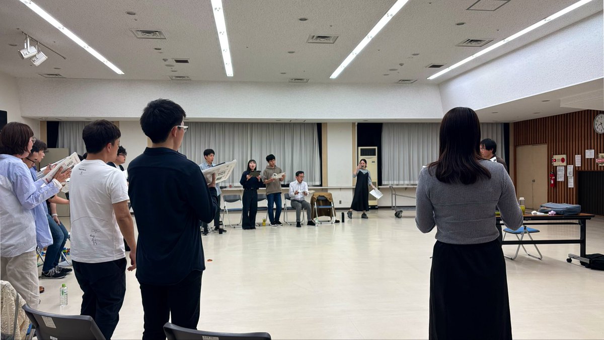 twitpokkiri's tweet photo. 今日は市内組で、引き続きコンクール曲を練習しました🎶
自由曲の全貌がみえ、少しずつ余裕がでてきました✨
指揮者曰く「fで興奮しない」「3割くらいの力でつくる、1500円のうにみたいな上質な音楽をつくりたい」とのこと。
コンクールでは、少し大人なぽっきりをお見せしたいです💭 https://t.co/0ZKe6YLAnE
