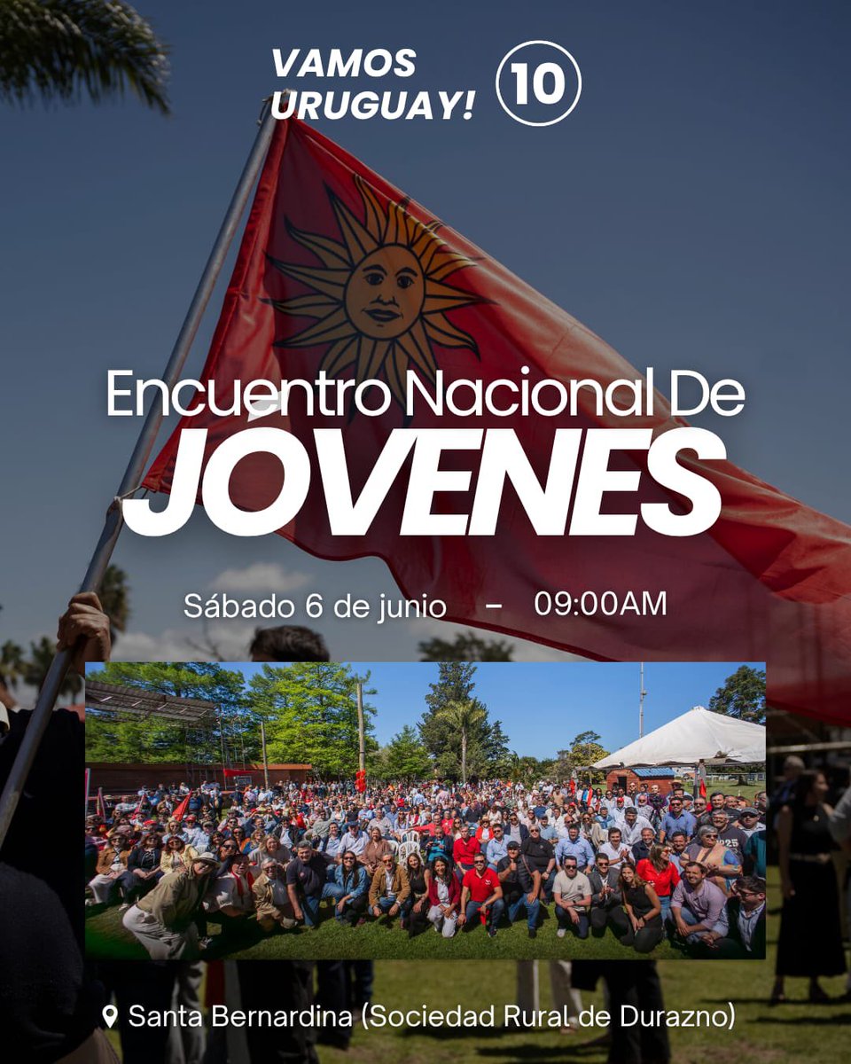 6 de Junio - Santa Bernardina, Durazno; seguimos trabajando, escuchando, formando <a href="/_vamosuruguay/">Vamos Uruguay</a> <a href="/PartidoColorado/">Partido Colorado</a> <a href="/ggurmendez/">Gabriel Gurméndez</a> <a href="/Wcervini/">Walter Cervini</a> <a href="/Tabareviera/">Tabaré Viera</a>