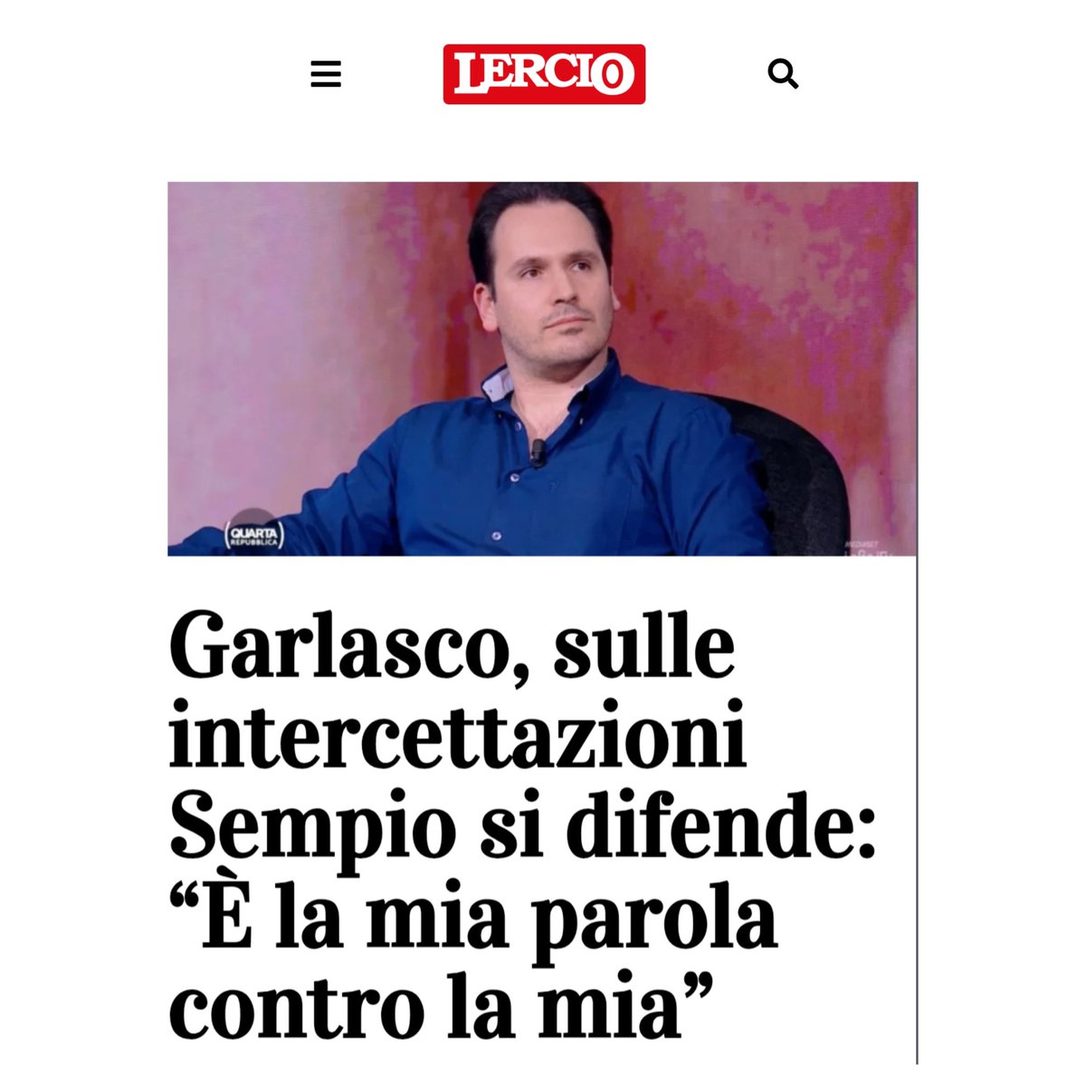 ghetta98's tweet photo. Su #lercio approdano news su #garlasco https://t.co/VypdNGouY0