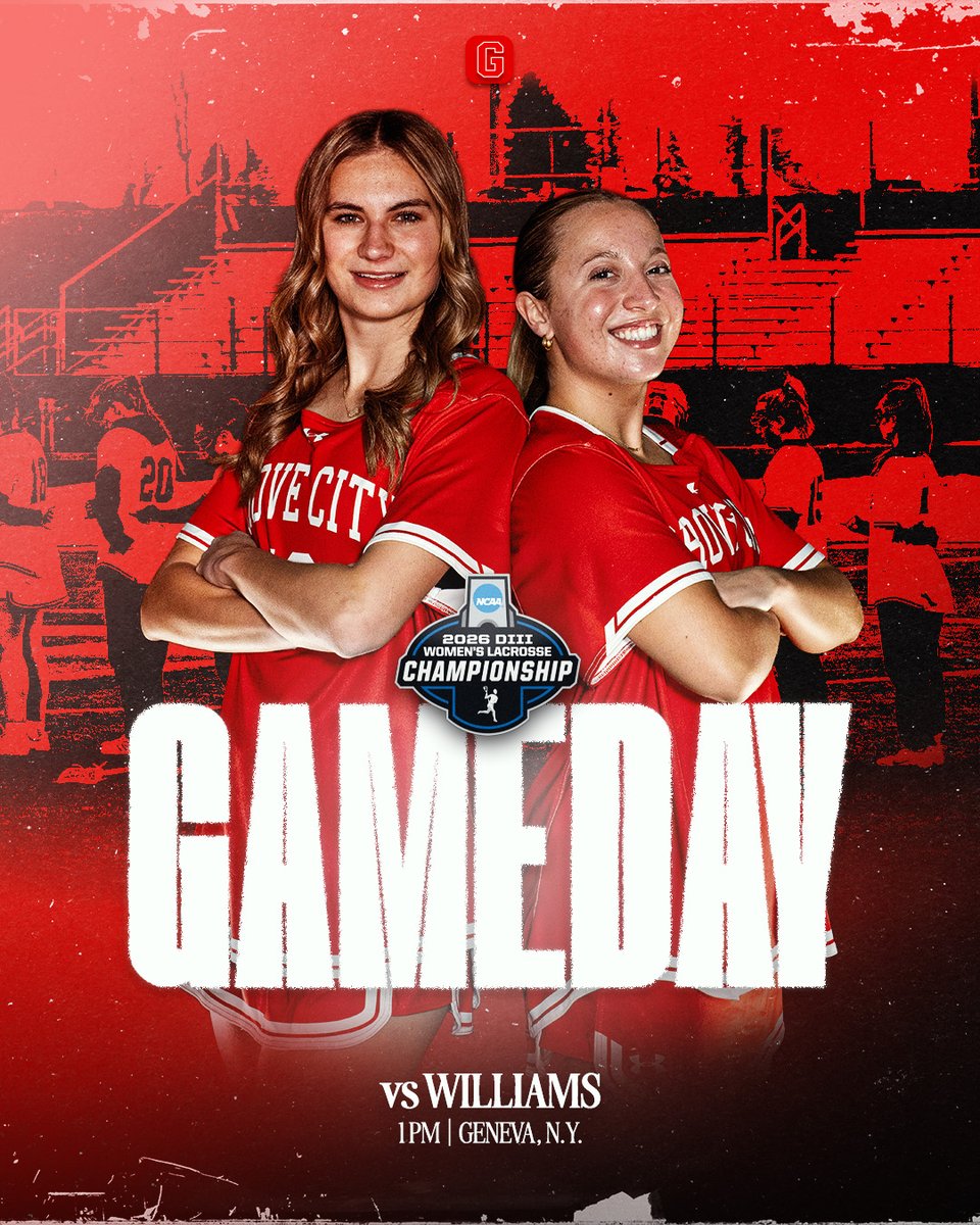 GCC_Wolverines's tweet photo. 𝐍𝐂𝐀𝐀 𝐓𝐎𝐔𝐑𝐍𝐀𝐌𝐄𝐍𝐓 𝐓𝐈𝐌𝐄! 🥍

🆚 Williams
📍 Geneva, N.Y.
🕐 1 PM
📺 https://t.co/ScTdt2zvnS

#WolverinesTogether | @grovecity_wlax https://t.co/2Hit3aoCQ1