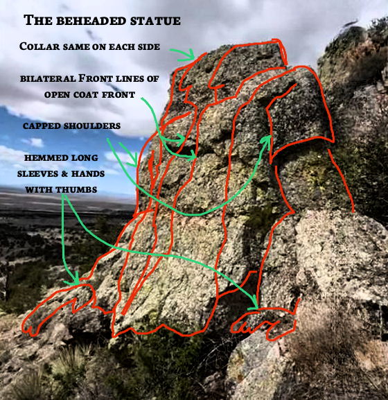 SandiaWisdom's tweet photo. In my travels north and south along the Rocky Mountains, I began examining the mountains and canyons looking for ground level archeoplanetography (apg) examples.

That's when I began to notice something strange...beheaded statues, lots of them miles apart.

The subject was often seated or was a carved bust kind of like Mount Rushmore's presidents are.

At the time, I didn't have a good way to capture the images I was seeing.

However, I did find a super example in a photo from Colorado.

I'll show you.

Su

#geoglyph #ancientcarving #ancientart #beheadedstatue #colorado #gunnison #previousageofman #coloradoevidence #ancientcolorado #apg #archeoplanetography