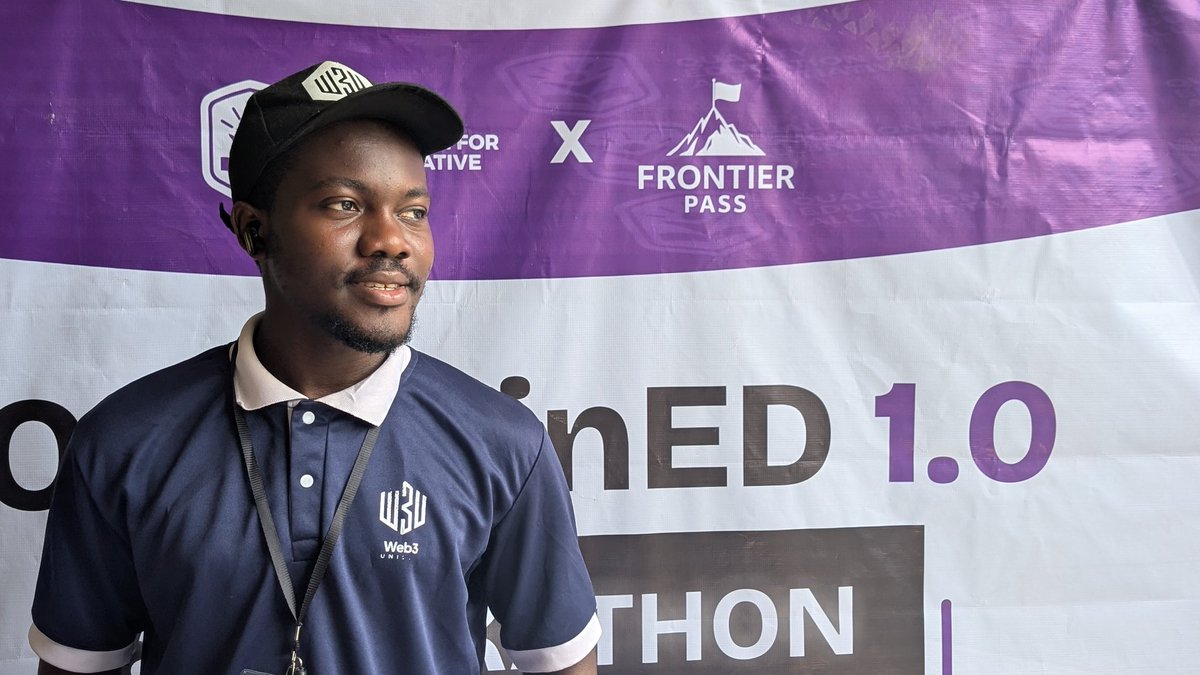YinusaWeb3's tweet photo. Really great to have been a panelist at onchained 1.0 hackathon as president @Web3Unilag .

Props to the organizers on a really great event. https://t.co/QRvkDjAwph