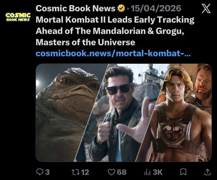 Agonaldinho's tweet photo. @ThatComicFan3 Positive posts = Johnny Cage, front and centre 

Negative posts = Uses Jade

Noticing… https://t.co/oDhK7II8S7