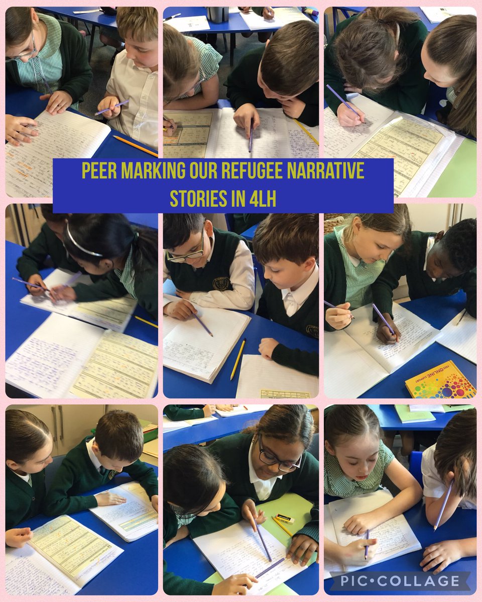 StOsYear4's tweet photo. It was wonderful to see 4LH thoughtfully peer marking each other’s narrative stories. They shared positive feedback, celebrated great ideas and suggested ways to make their writing even stronger. https://t.co/j6swMfaVEW