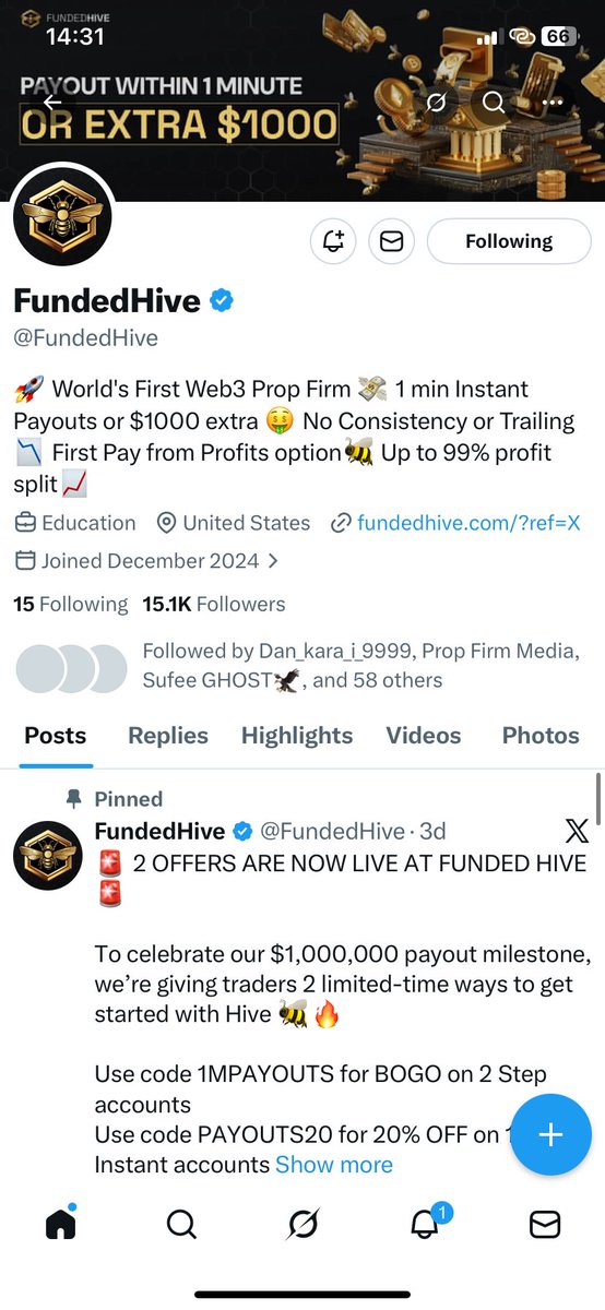 AMD_5050's tweet photo. @FundedHive @JaraWhytee Huge respect to @FundedHive for providing legit opportunity to traders opportunity like this can change one’s live. 

Tagging : @Rithfx @salimtheboss1 @kamarGene https://t.co/WV4fGh5S7M