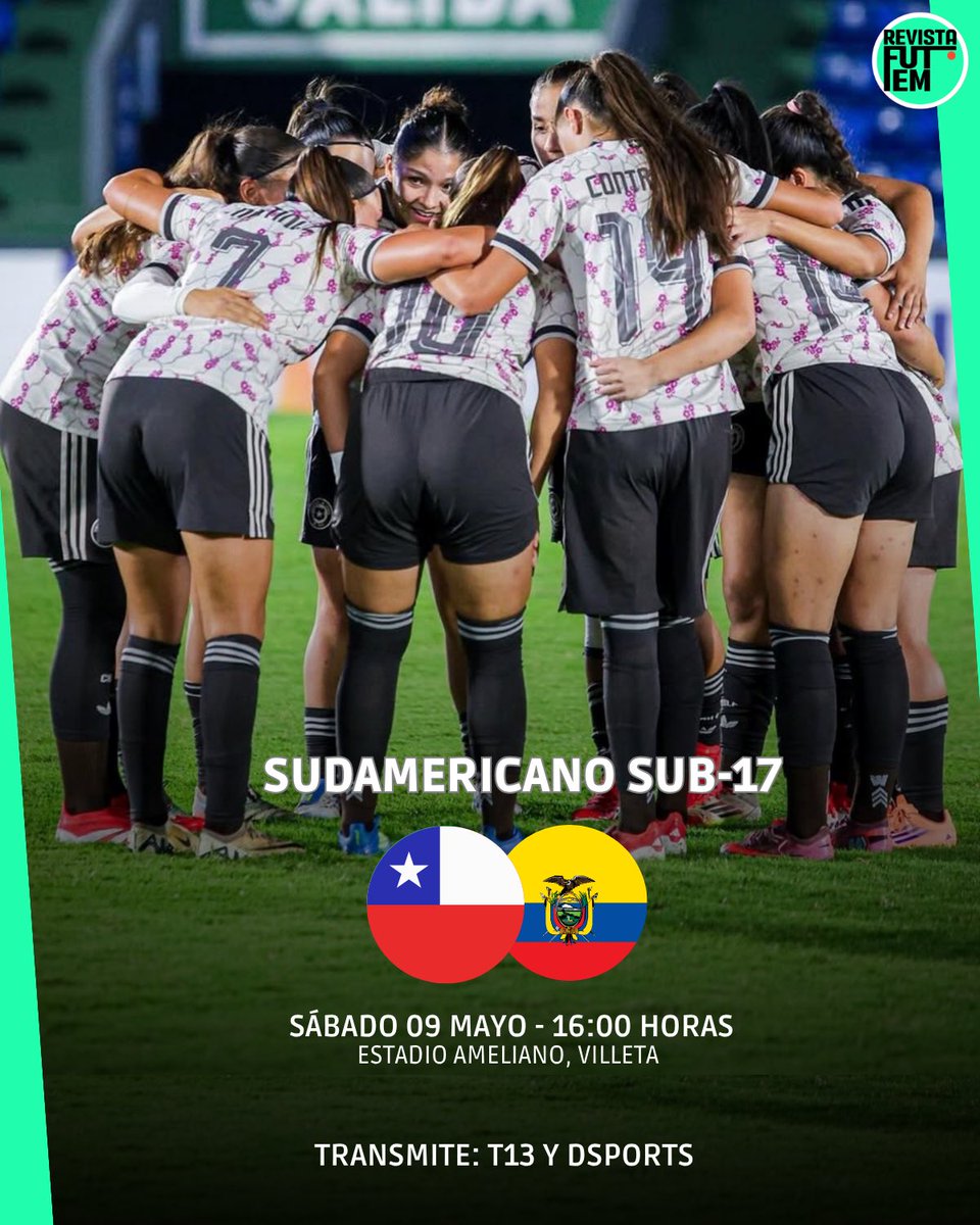 POR UN CUPO AL MUNDIAL

La Roja sub-17 enfrenta a Ecuador por un pasaje al Mundial de la categoría ⚽️🔥

📸 Comunicaciones FFCh