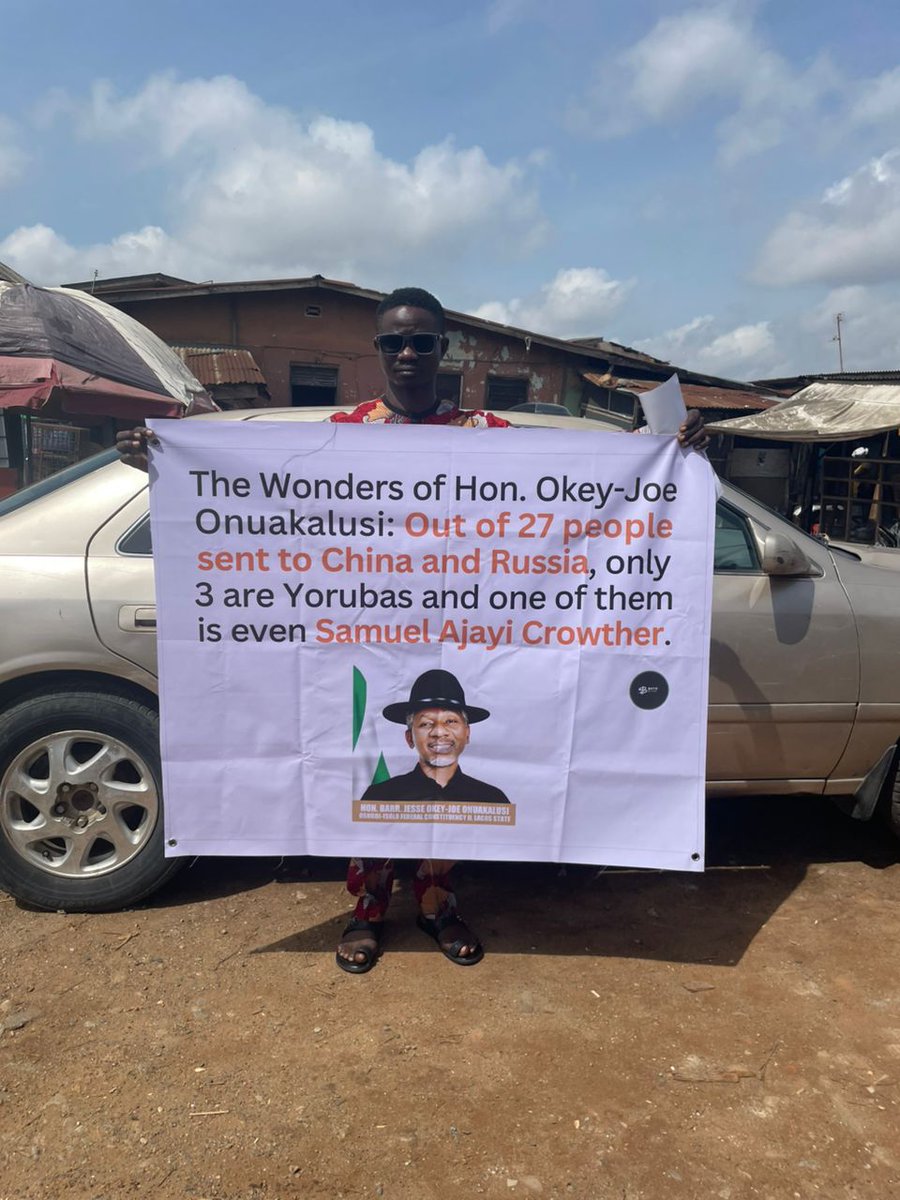 Dude woke the dead Samuel Ajayi Crowther and sent him to China 😂