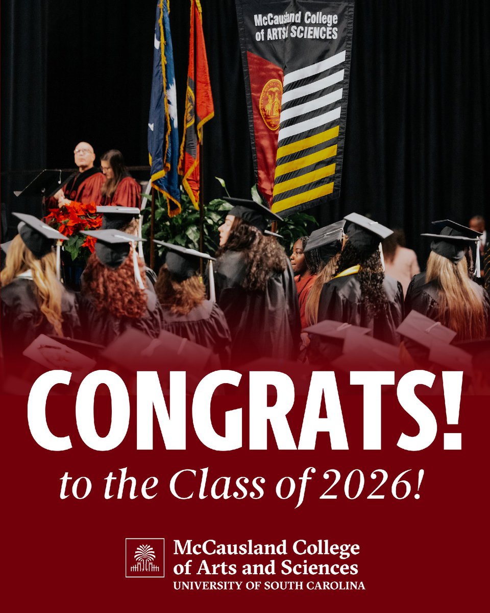 UofSC_CAS's tweet photo. You did it!! 🤙 🎓 #ForeverToThee26 https://t.co/n9jANuCsxj
