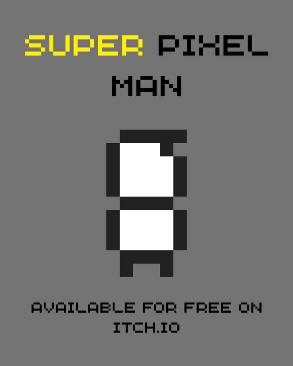 luckiusdev's tweet photo. Have some simple fun playing Super Pixel Man, a fan-made recreation of a minimalist platformer originally released on the Xbox.

More levels and features coming soon, link right under ⬇️

#gamedev #indiedev https://t.co/bcmdfrsE72