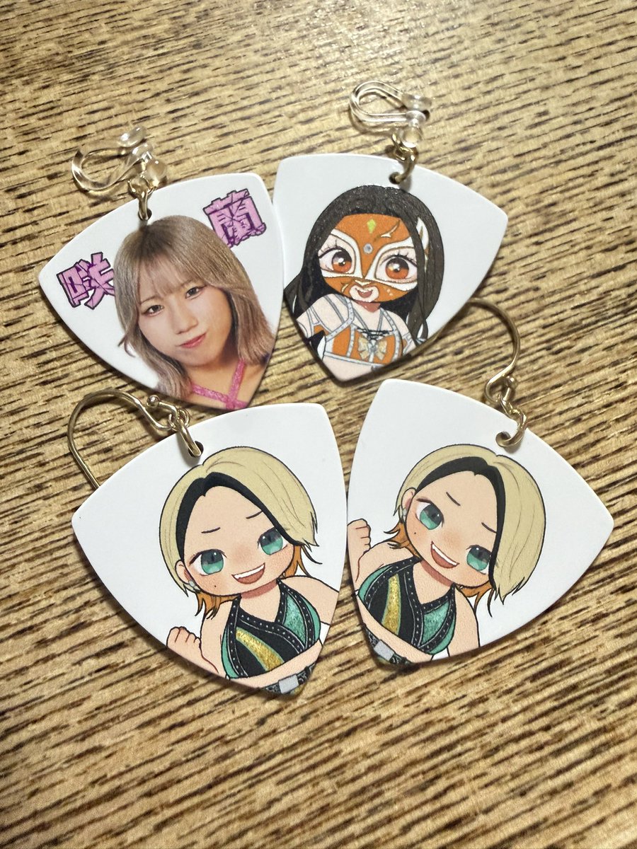 売れました　真ん丸フェイスのLittle  Monster  イヤリング マミーにピアスにしてもらった🫶 イヤリングは妹の！ #wavepro #狐伯