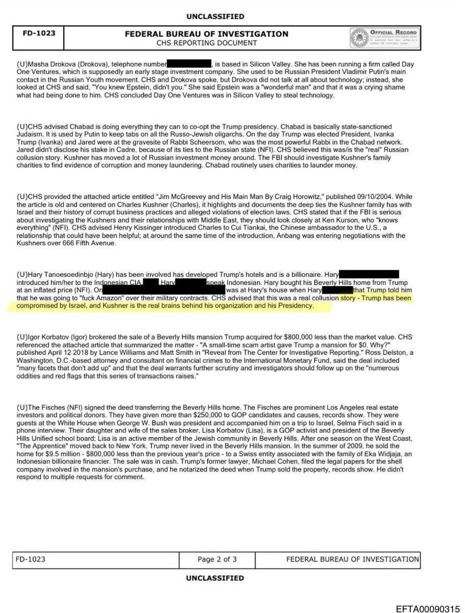 This was right there in The Epstein files. 

Trump might be a hostage himself.