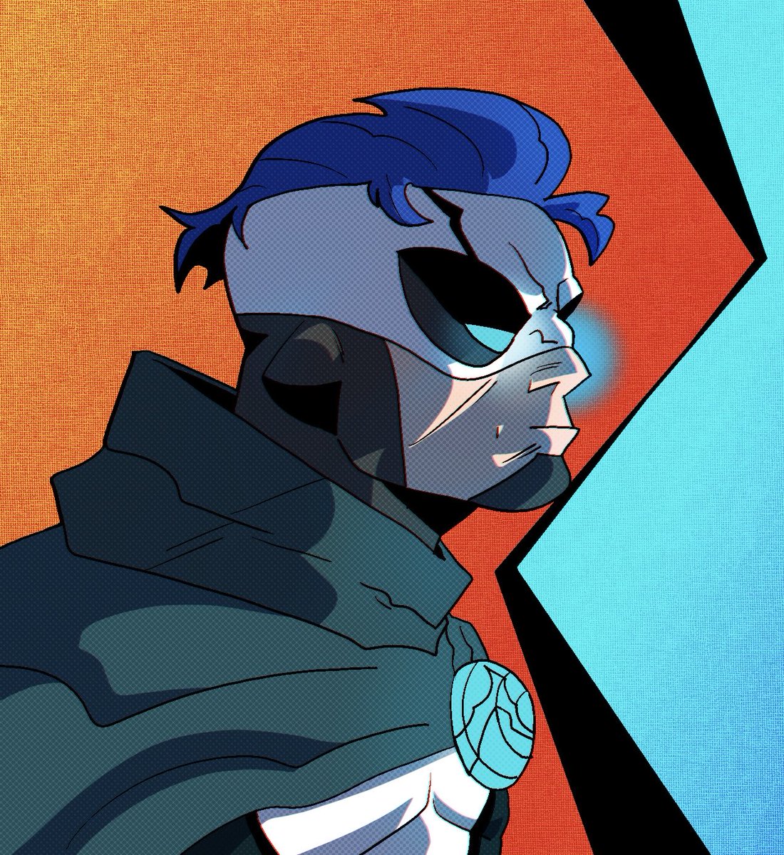 Theboomincreatr's tweet photo. Here’s a cover for a comic I’m writing and illustrating myself! It’s still a work in progress since I’ve not had much time to draw lately, but I wanted to create a concept cover for one of the issues.
#originalcomic #originalcharacters #superheroe #coverart #comicart https://t.co/7gpci7yd3k