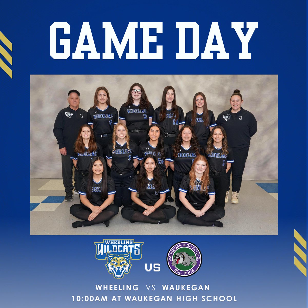 WHSCatsSoftball's tweet photo. Heading to Waukegan to take on the Bulldogs! 10am start! https://t.co/NGmX4L5mnI