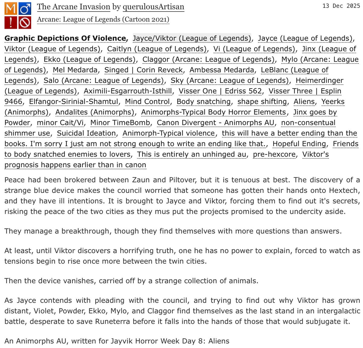 Jayvik Fanfics Recs tweet media