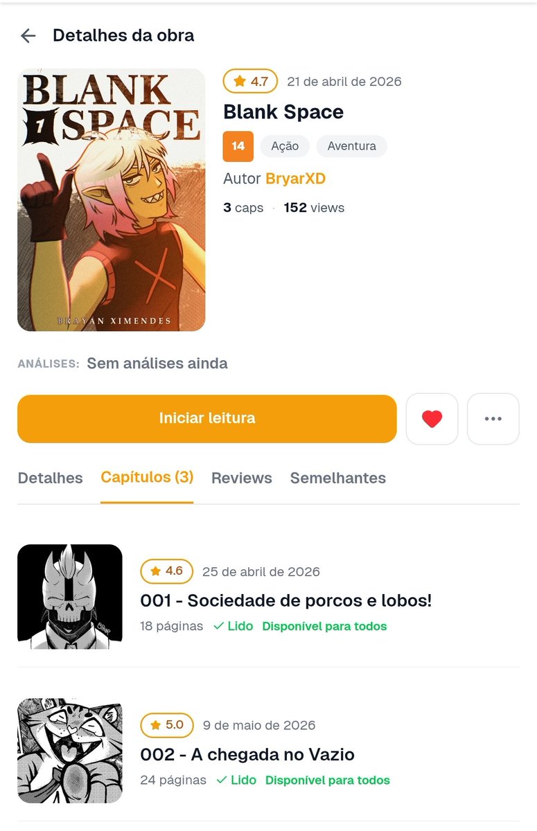 BRYAR - Leia meu Mangá 😁❤️ tweet media