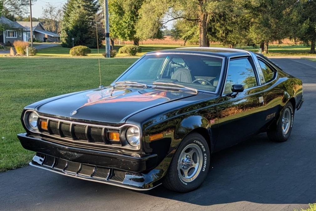 Bringatrailer's tweet photo. Now live at BaT Auctions: 360-Powered 1977 AMC Hornet AMX Hatchback. https://t.co/AZaK8dfL5T https://t.co/rDfa2taVXn