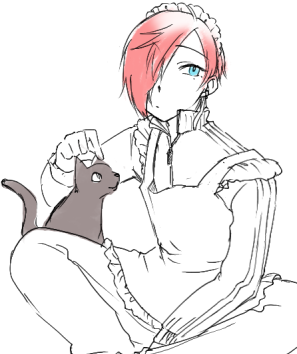 Fuga0_0's tweet photo. メイドの日ではやりのジャージメイドとやら、の落書き https://t.co/jo5y9Z8m5p