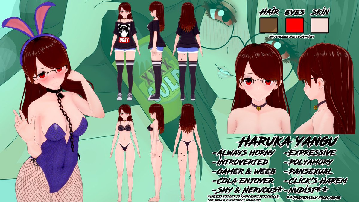 vCrunchy's tweet photo. Updated Character-Sheet 9th May 2026!
Mostly to showcase new body type and updated outfits like Bulldogs Jersey. 

Extra characters under comment!
#oc #characterdesign #koikatsu #コイカツ #vCrunchy #CharacterSheet #Twitter #X #Australian https://t.co/yVaUIHPdHB