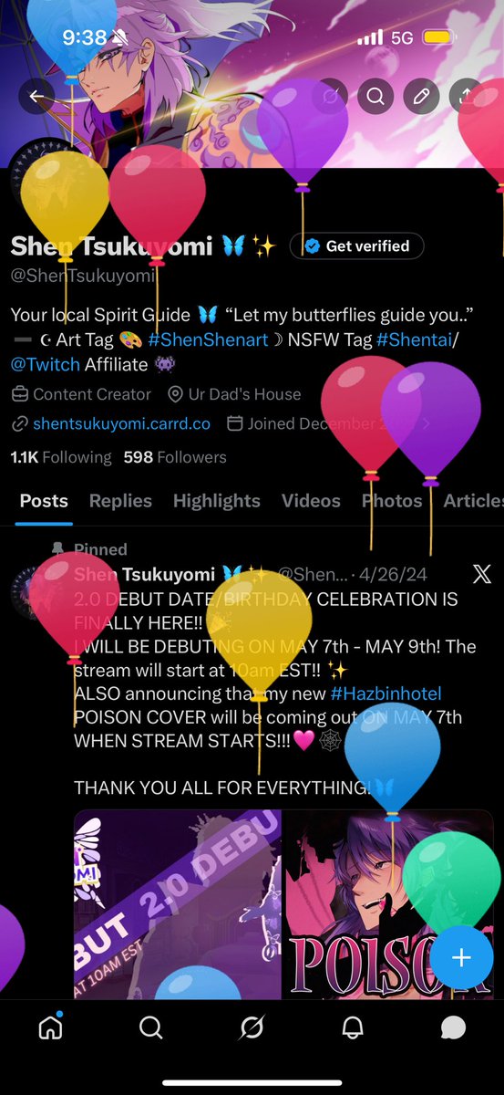 Shen Tsukuyomi 🦋✨ tweet media